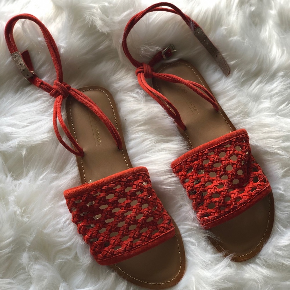 ASOS Woven Leather Sandals